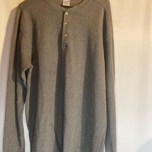 Carhartt Man Pullover Y2k Long Sleeves Sweater Shirt three Bolo Button Size XL